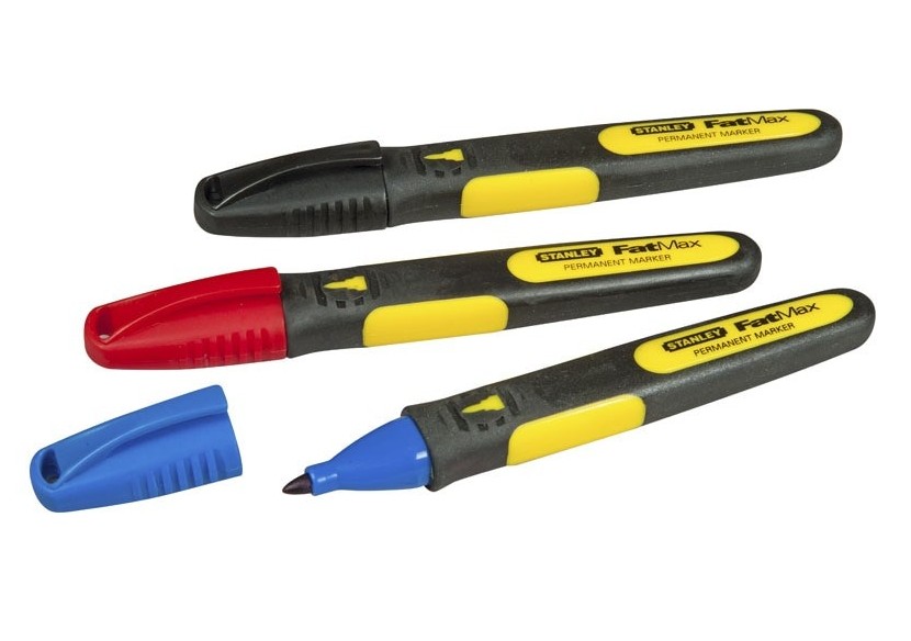 Marqueur Pointe Fine - 3 Couleurs - Carte 3Pcs -   - Fatmax : Confort'Mat