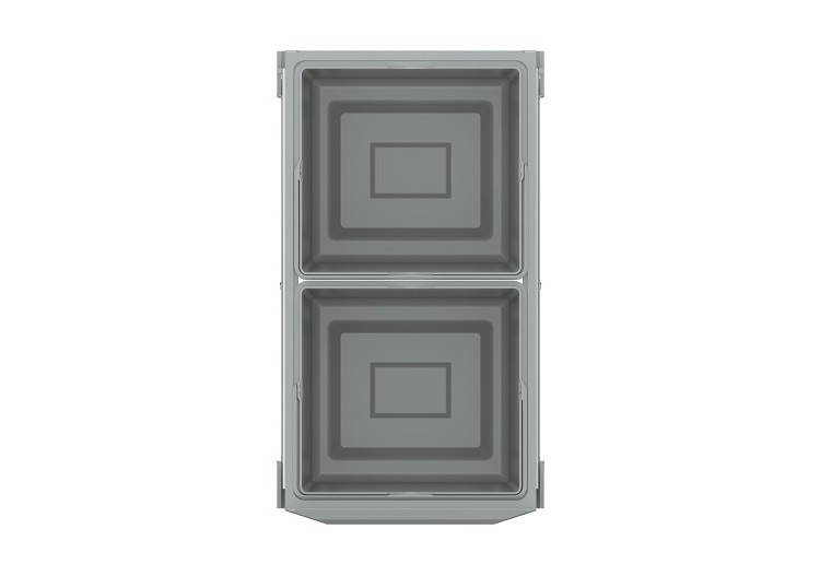 Grohe blue waste bin...