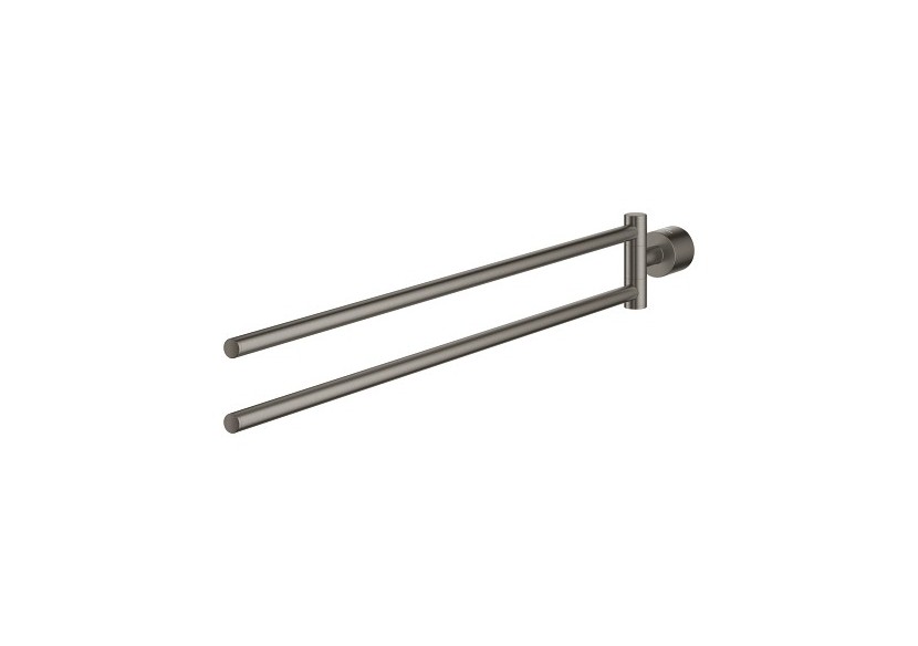 Atrio porte-serviettes Hard Graphite brossé - 40888AL0 - Grohe