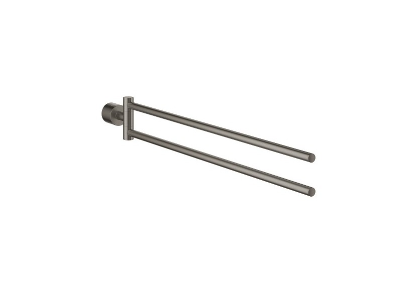 Atrio porte-serviettes Hard Graphite brossé - 40888AL0 - Grohe