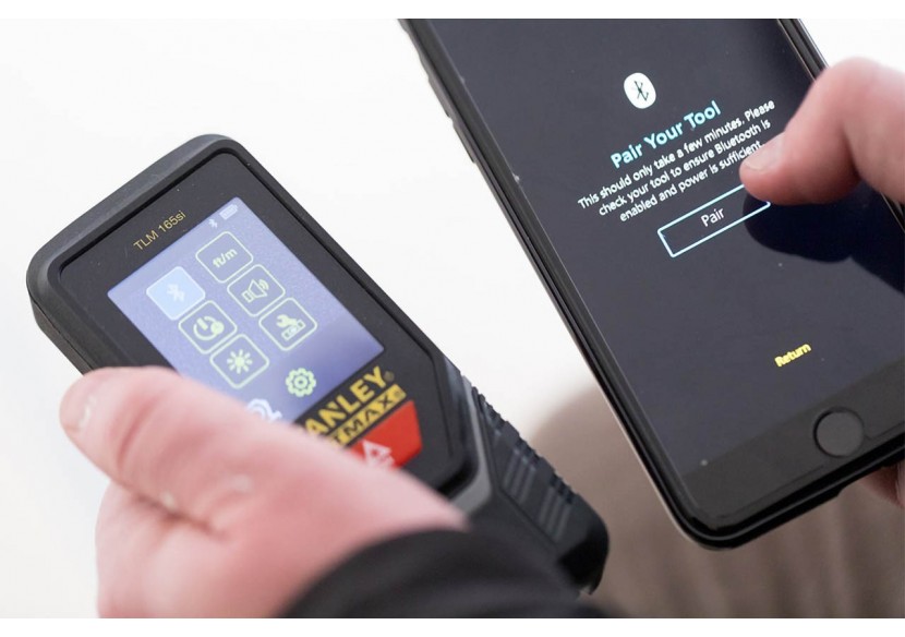 Mesure Laser Tlm165Si Bluetooth - 60M - Stanley : Confort'Mat