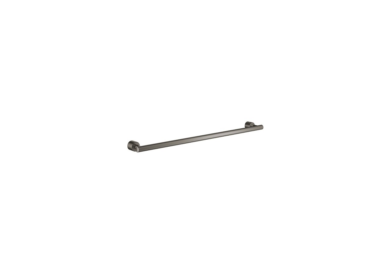 Atrio barre porte-serviettes Hard Graphite brossé - 40889AL0 - Grohe