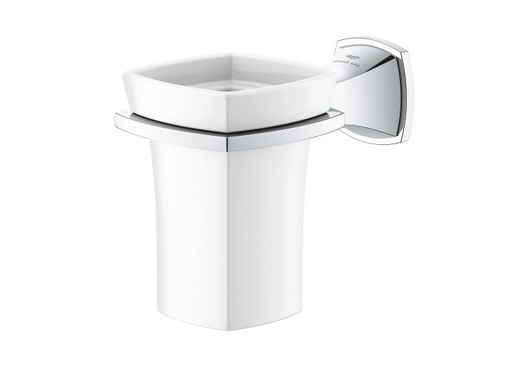 Grandera support porte-verre en céramique Chromé - 40909000 - Grohe