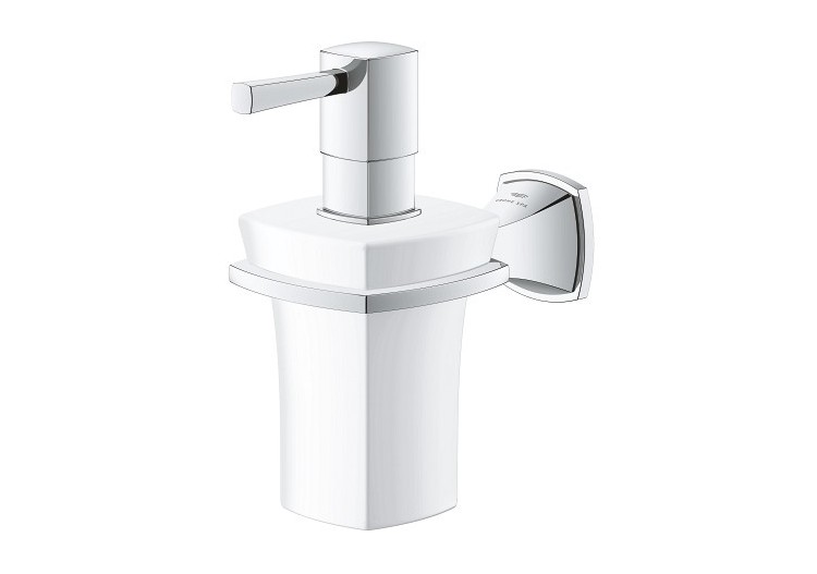 Grandera distributeur de savon en céramique Chromé - 40910000 - Grohe