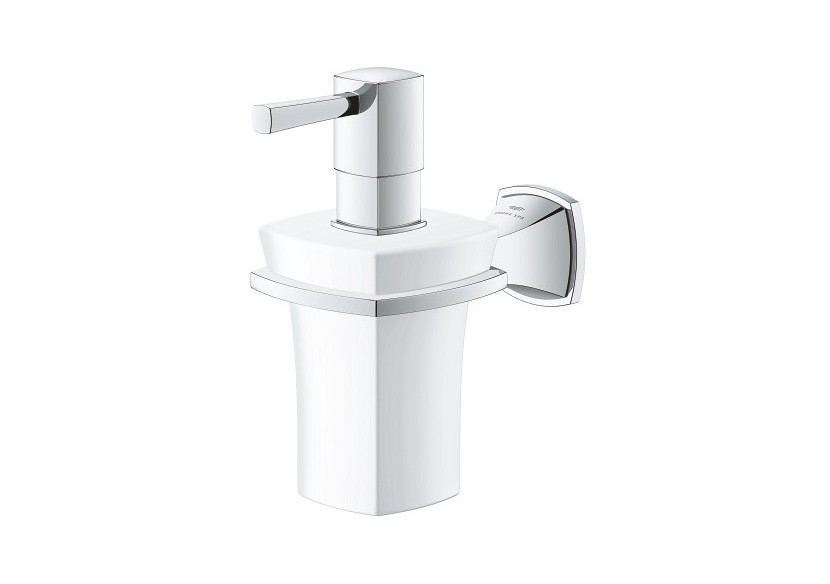 Grandera distributeur de savon en céramique Chromé - 40910000 - Grohe