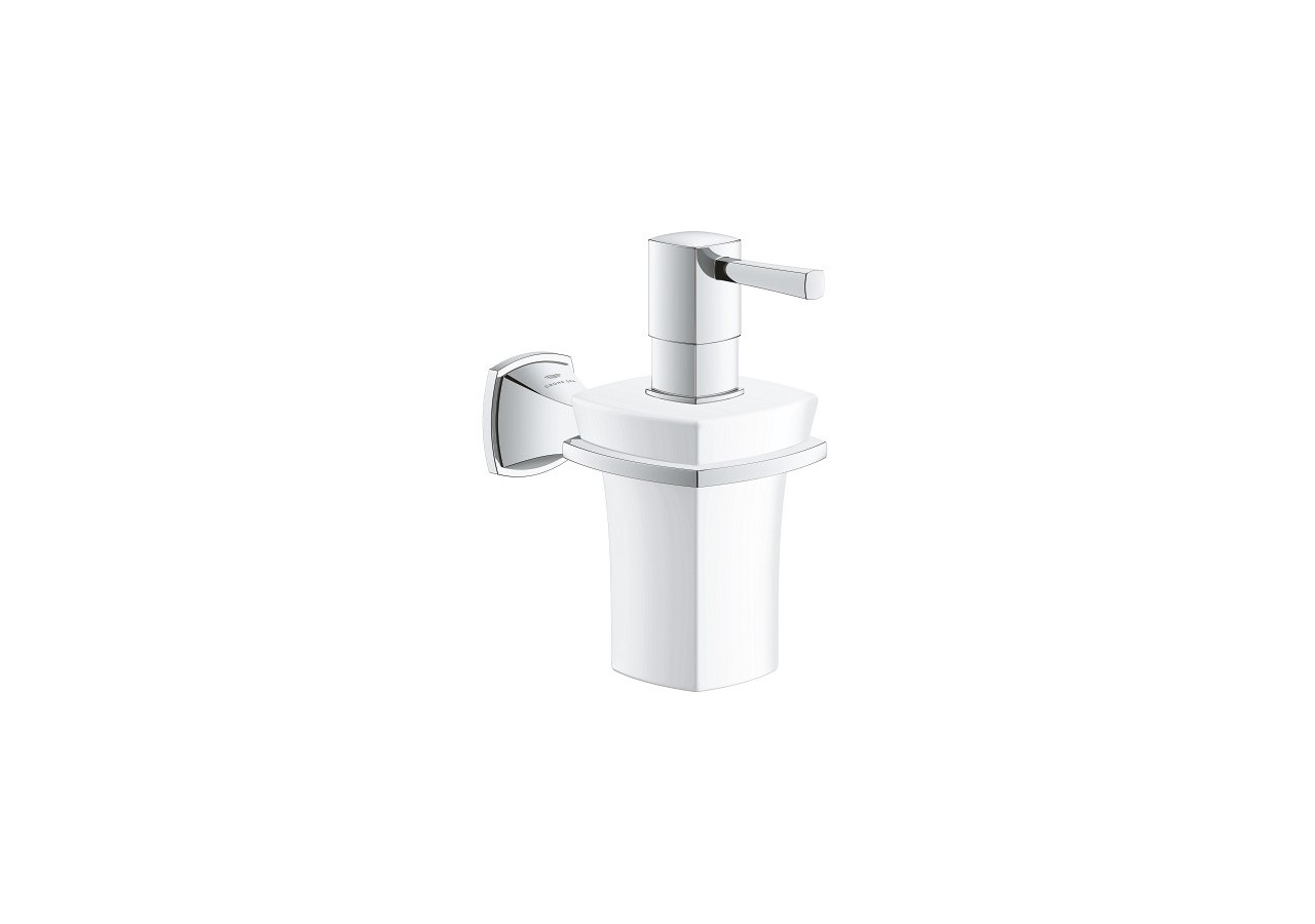 Grandera distributeur de savon en céramique Chromé - 40910000 - Grohe