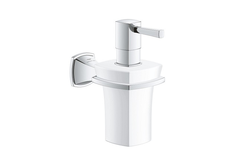 Grandera distributeur de savon en céramique Chromé - 40910000 - Grohe