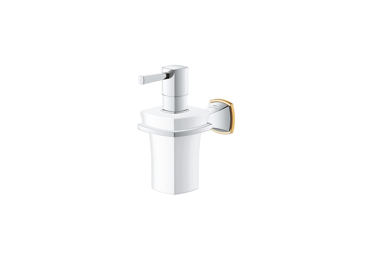 Grandera distributeur de savon en céramique Chromé/doré - 40910IG0 - Grohe