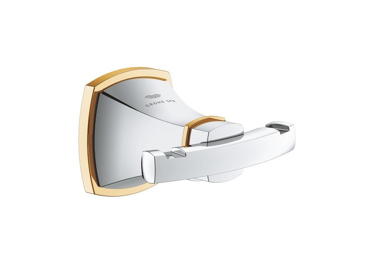 Grandera patère murale Chromé/doré - 40930IG0 - Grohe 2