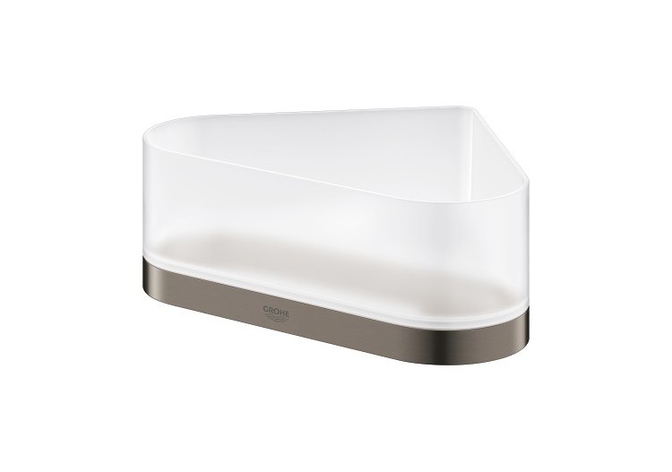 Selection panier d'angle avec support Hard Graphite brossé - 41038AL0 - Grohe