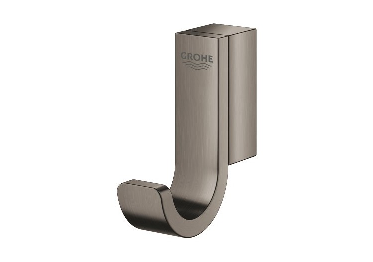 Selection patère murale Hard Graphite brossé - 41039AL0 - Grohe