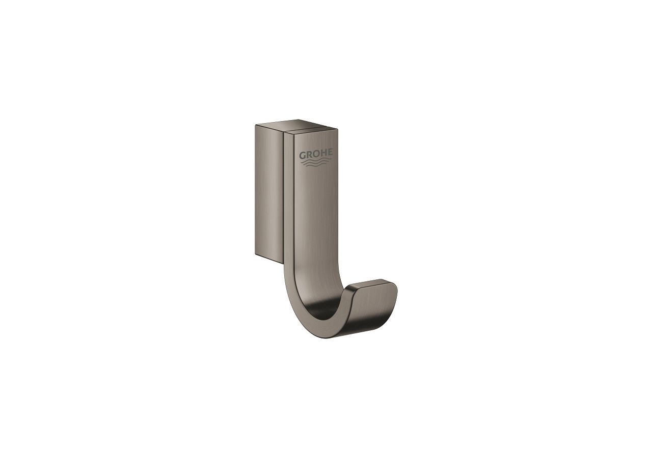 Selection patère murale Hard Graphite brossé - 41039AL0 - Grohe