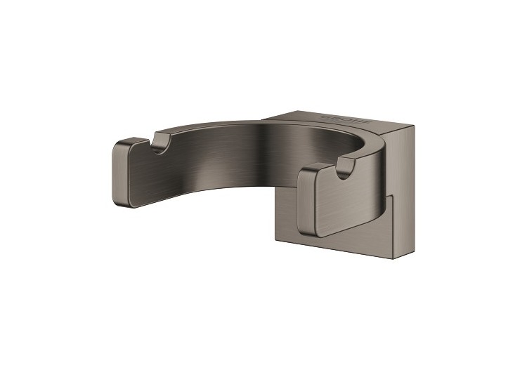 Selection double patère Hard Graphite brossé - 41049AL0 - Grohe