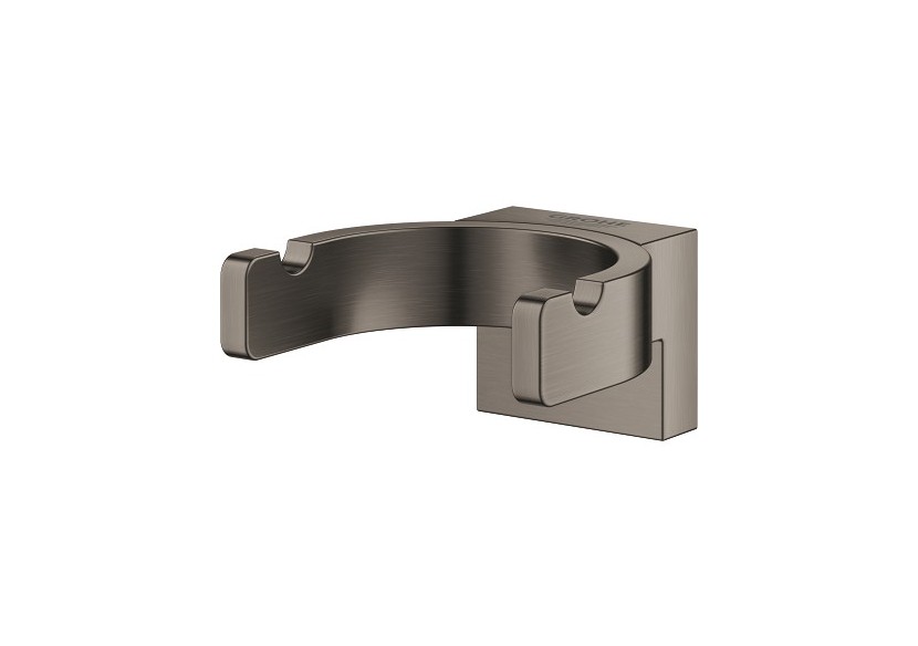 Selection double patère Hard Graphite brossé - 41049AL0 - Grohe