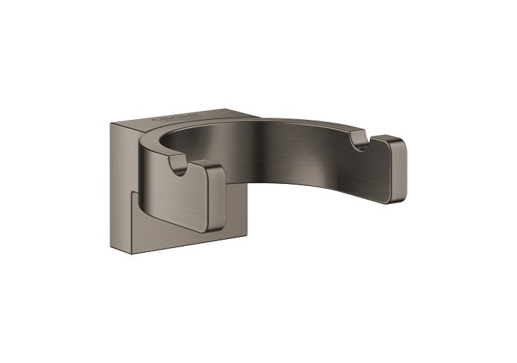 Selection double patère Hard Graphite brossé - 41049AL0 - Grohe 2