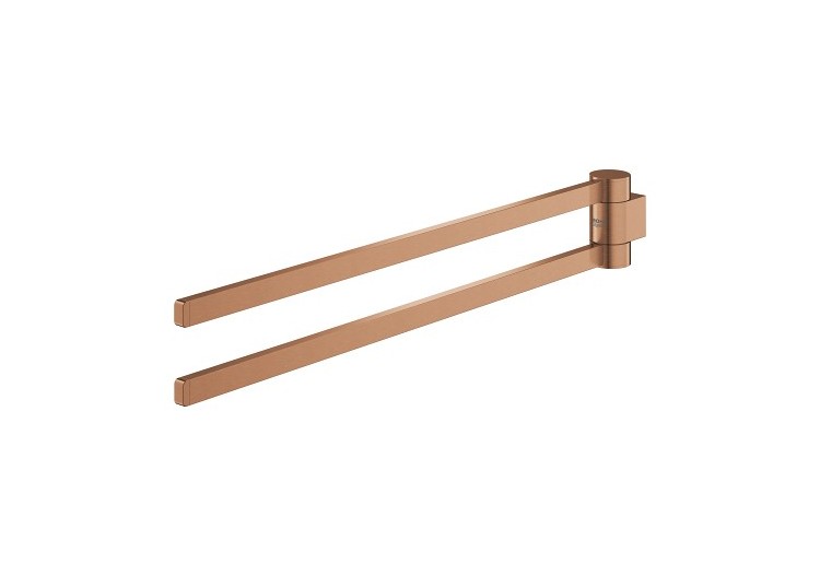 Selection barre porte-serviettes pivotable Warm Sunset brossé - 41063DL0 - Grohe