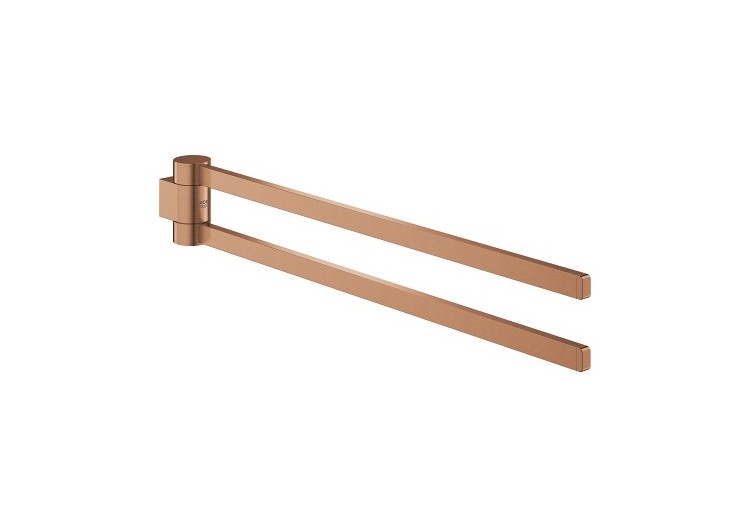 Selection barre porte-serviettes pivotable Warm Sunset brossé - 41063DL0 - Grohe 2