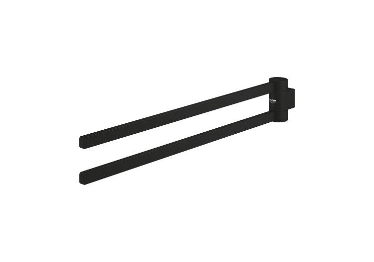 Selection barre porte-serviettes pivotable Phantom Black - 41219KF0 - Grohe