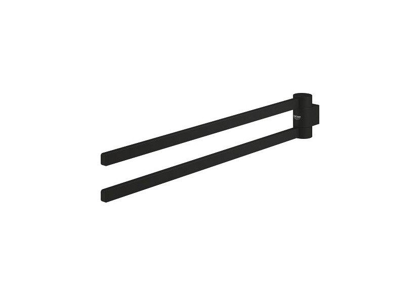 Selection barre porte-serviettes pivotable Phantom Black - 41219KF0 - Grohe