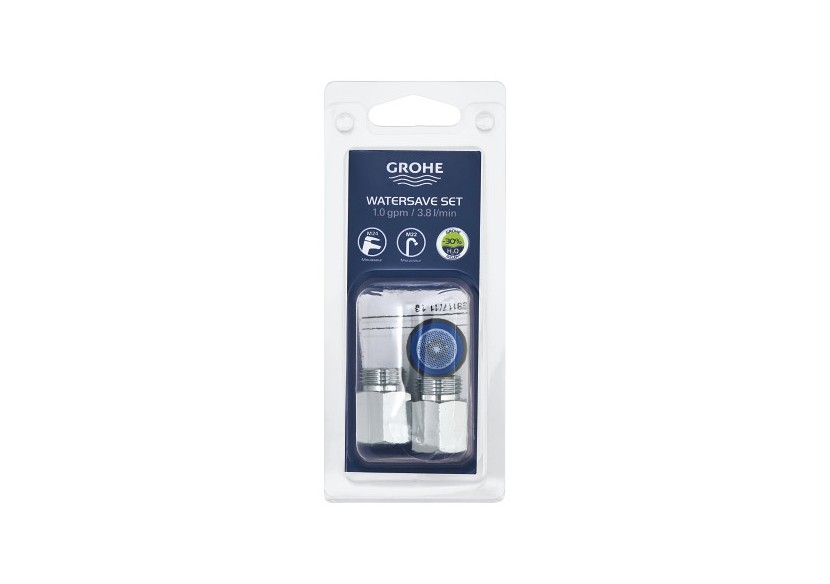 Set d’économie d’eau Chromé - 48189000 - Grohe