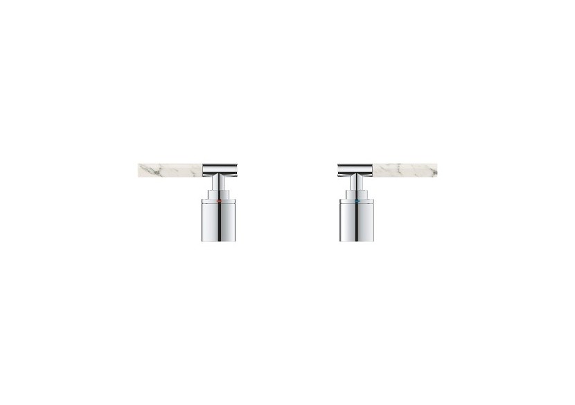 Atrio collection privée manettes rondes caesarstone blanc attique - 48464000 - Grohe