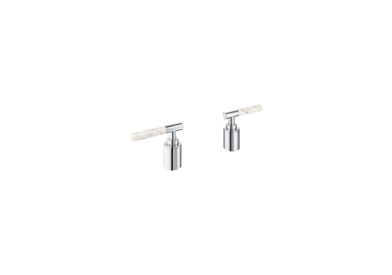Atrio collection privée manettes rondes caesarstone blanc attique - 48464000 - Grohe