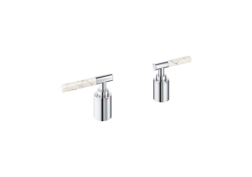 Atrio collection privée manettes rondes caesarstone blanc attique - 48464000 - Grohe