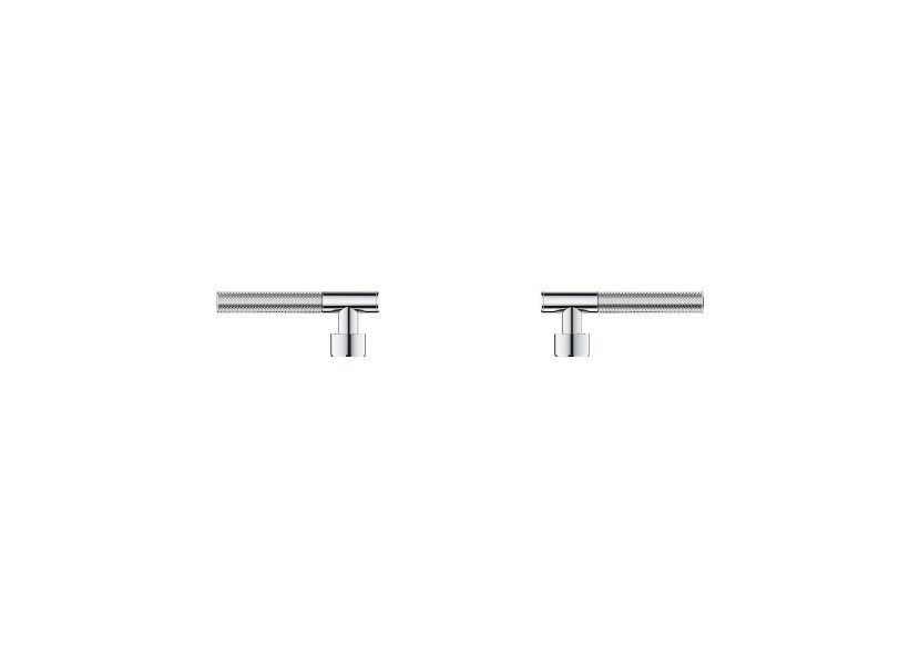 Atrio collection privée manettes rondes moletées Chromé - 48646000 - Grohe