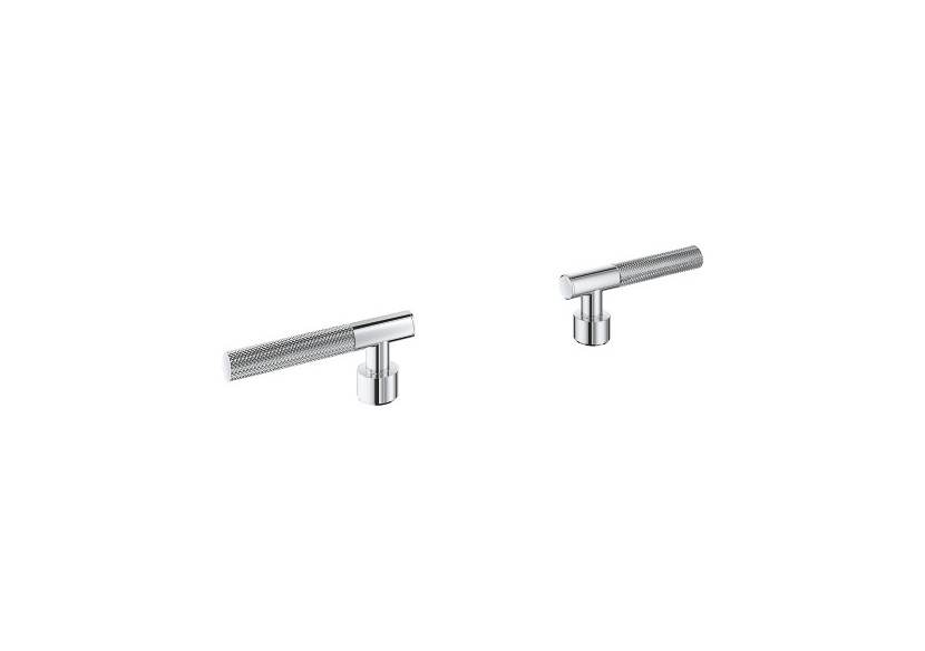 Atrio collection privée manettes rondes moletées Chromé - 48646000 - Grohe