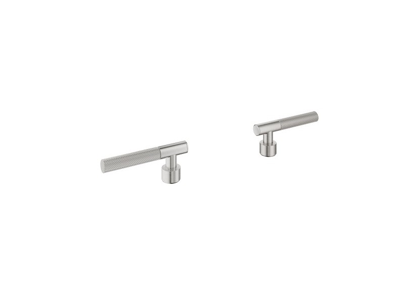 Atrio collection privée manettes rondes moletées Supersteel - 48646DC0 - Grohe