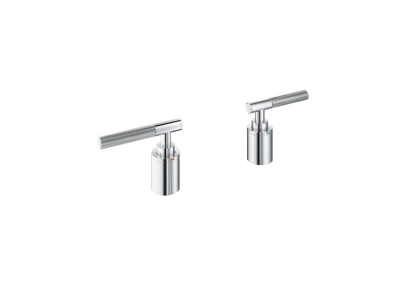 Atrio collection privée manettes rondes moletées Chromé - 48651000 - Grohe