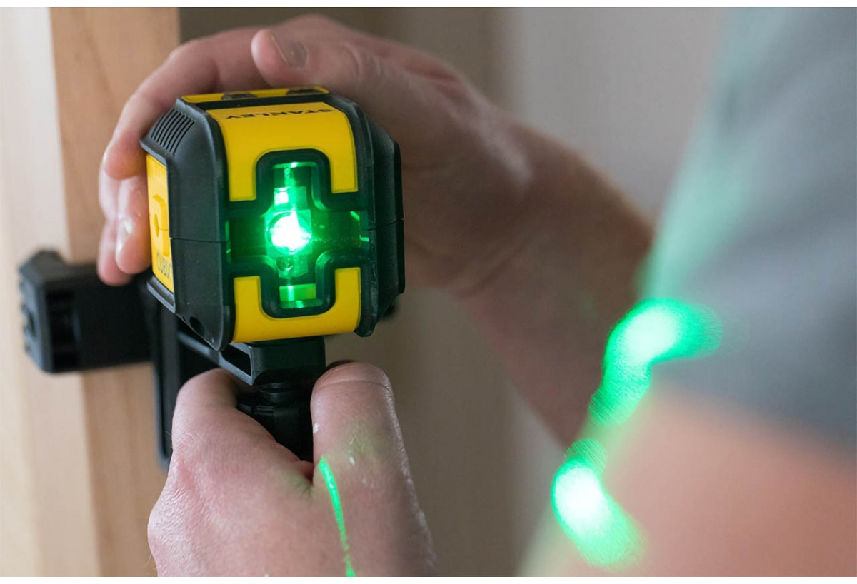 Niveau Laser Croix Cubix - Vert - Stanley : Confort'Mat