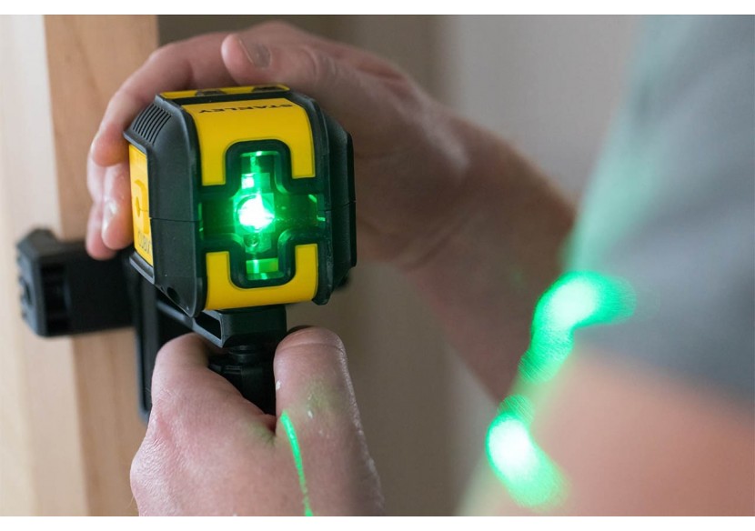 Niveau Laser Croix Cubix - Vert - Stanley : Confort'Mat