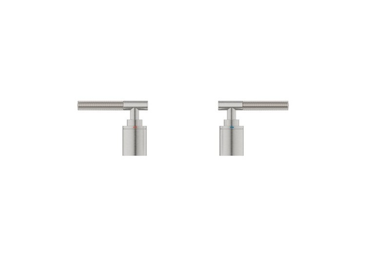Atrio collection privée manettes rondes moletées Supersteel - 48651DC0 - Grohe