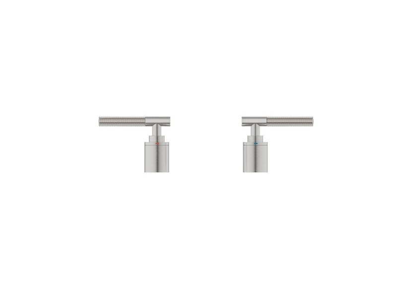 Atrio collection privée manettes rondes moletées Supersteel - 48651DC0 - Grohe