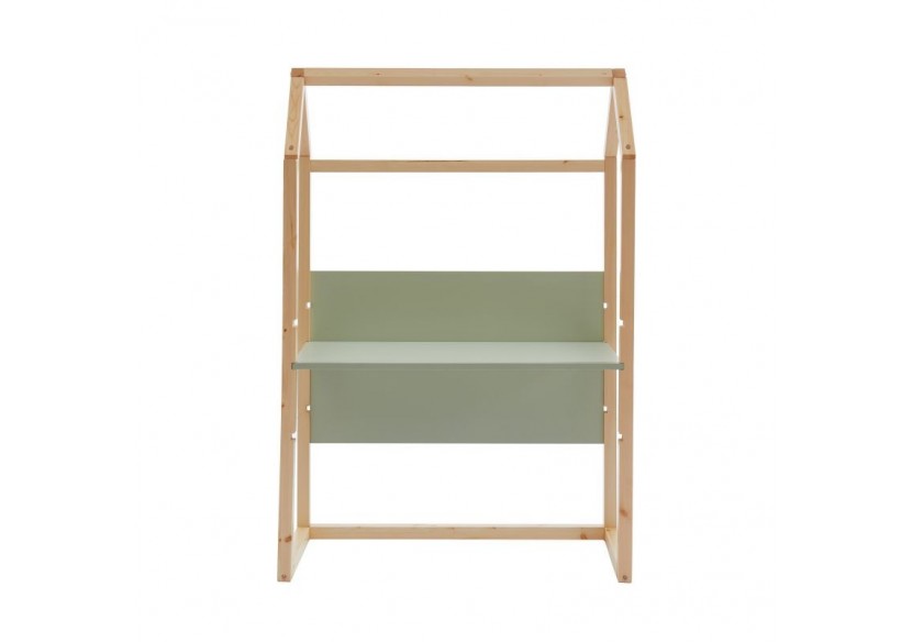 Bureau enfant cabane TINY vert évolutif