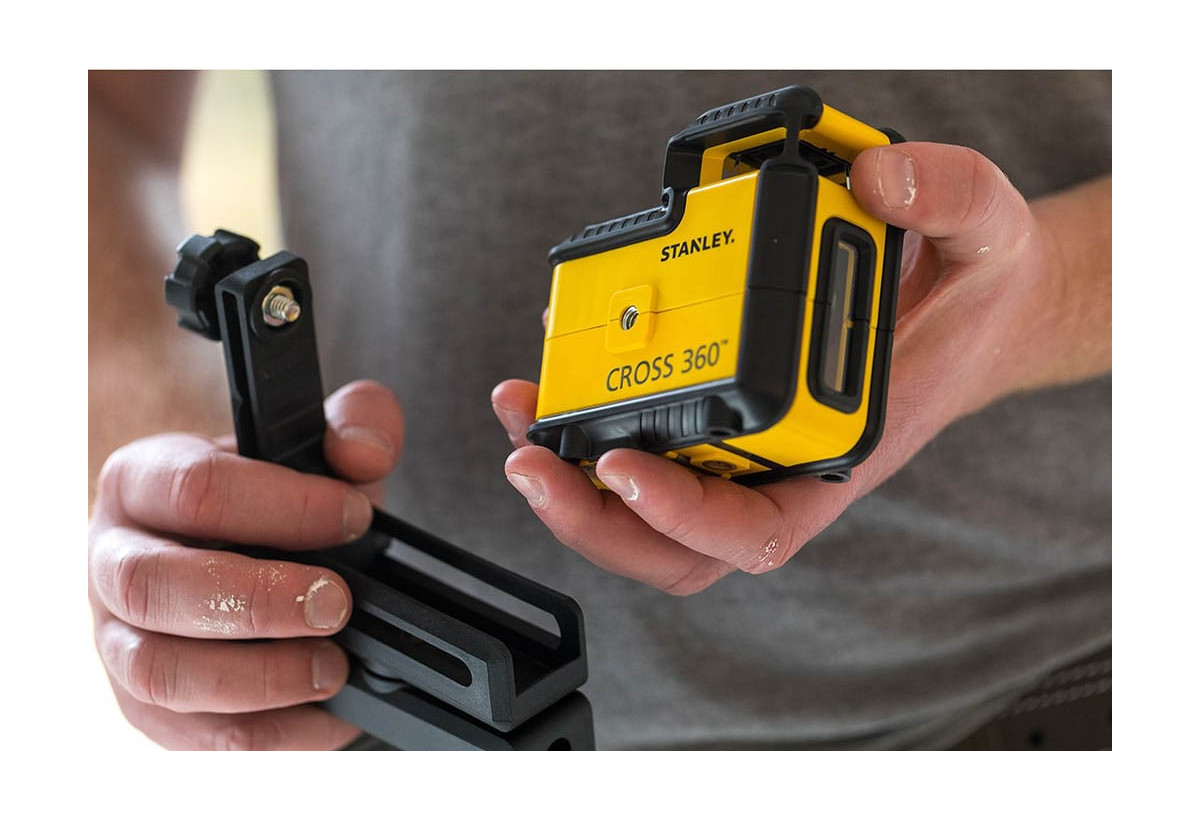 Kit Niveau Laser 360° Cross360 Rouge +Trepied - Stanley : Confort'Mat