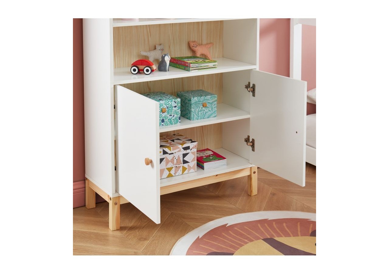 Armoire TINY blanc 2 portes 80cm