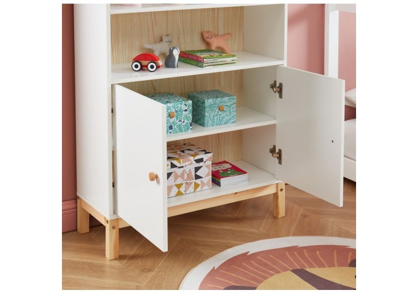 Armoire TINY blanc 2 portes 80cm