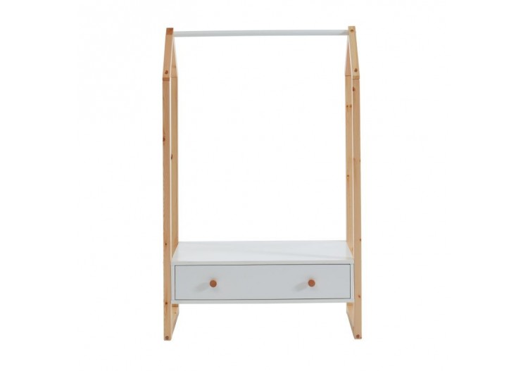 Portant TINY blanc 1 tiroir