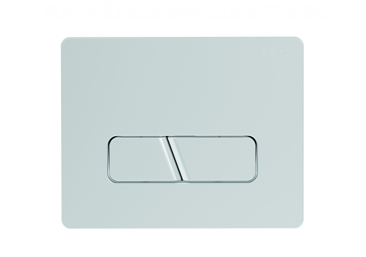 Plaque de Commande CUT INGENIO 100% Chromé Mat SIAMP - 10004346 - Siamp