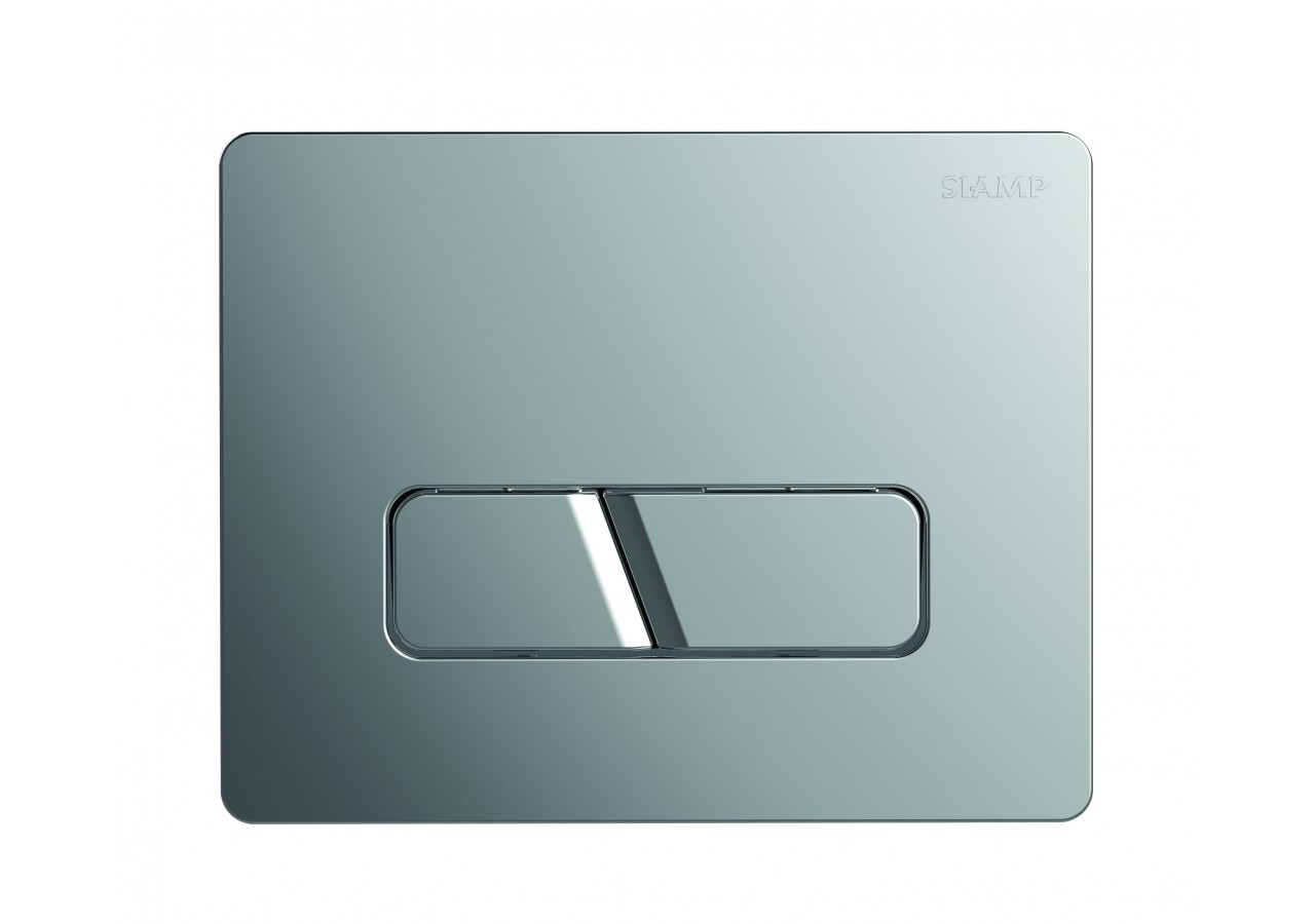 Plaque de Commande CUT INGENIO 100% Chromé Brillant SIAMP - 10004347 - Siamp