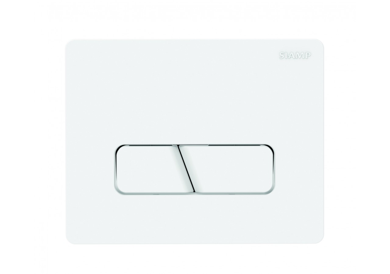 Plaque de Commande CUT INGENIO 100% Blanche SIAMP - 10004348 - Siamp