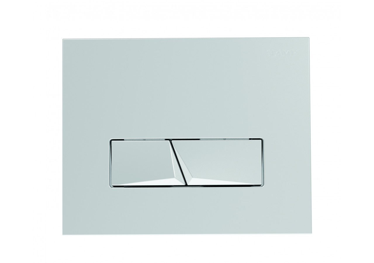 Plaque de Commande PYRAMID INGENIO 100% Chromé Mat SIAMP - 10004404 - Siamp