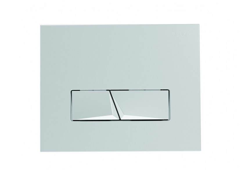 Plaque de Commande PYRAMID INGENIO 100% Chromé Mat SIAMP - 10004404 - Siamp