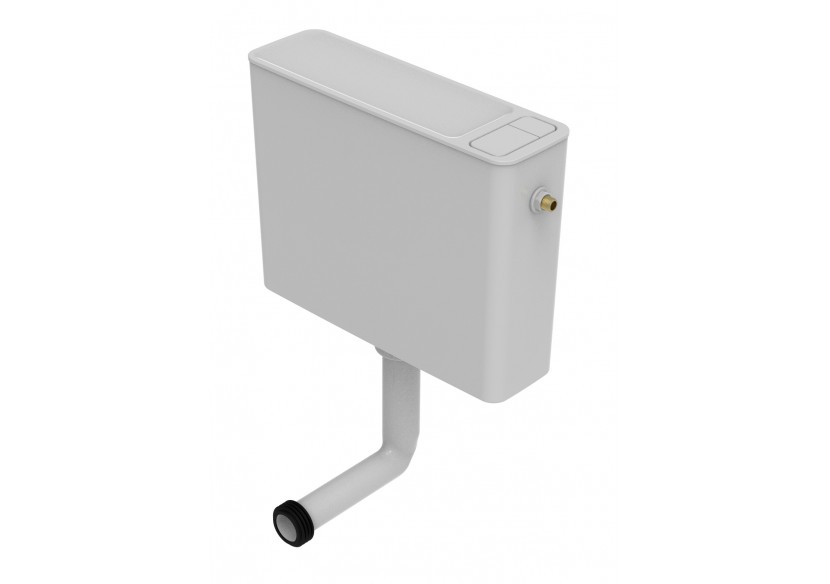 Réservoir semi-bas Tosca double touche - 10008014 - Siamp