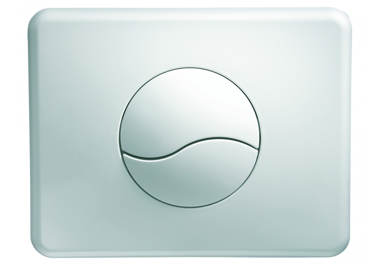 Plaque de Commande Double Volume Verso 800 Blanc - 31180210 - Siamp