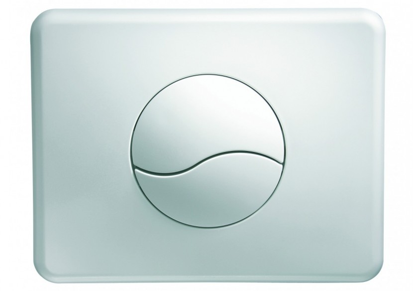 Plaque de Commande Double Volume Verso 800 Blanc - 31180210 - Siamp