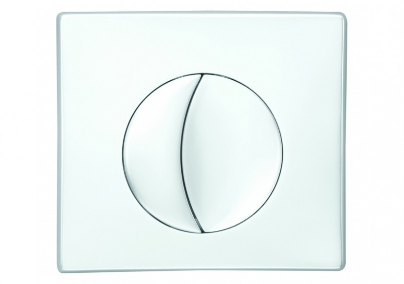 Plaque de Commande Double Volume Moon Blanche (Verso 350, Verso 1100, PMR, Intraslim) - 31181510 - Siamp