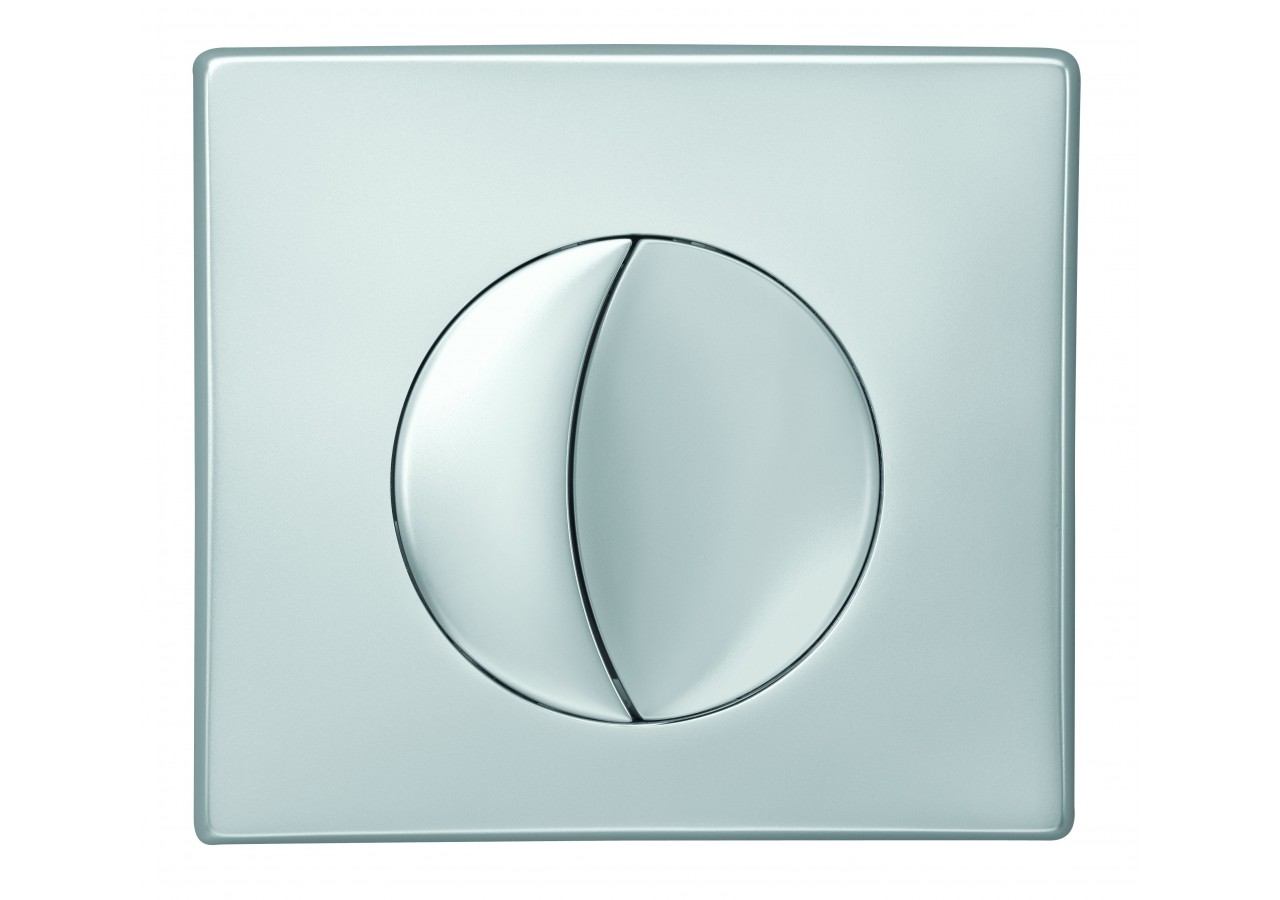 Plaque de Commande Double Volume Moon Chromé Mat/Brillant (Verso 350, Verso 1100, PMR, Intraslim) - 31181610 - Siamp